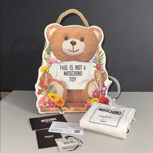 Moschino Teddy Bear Floral Bag